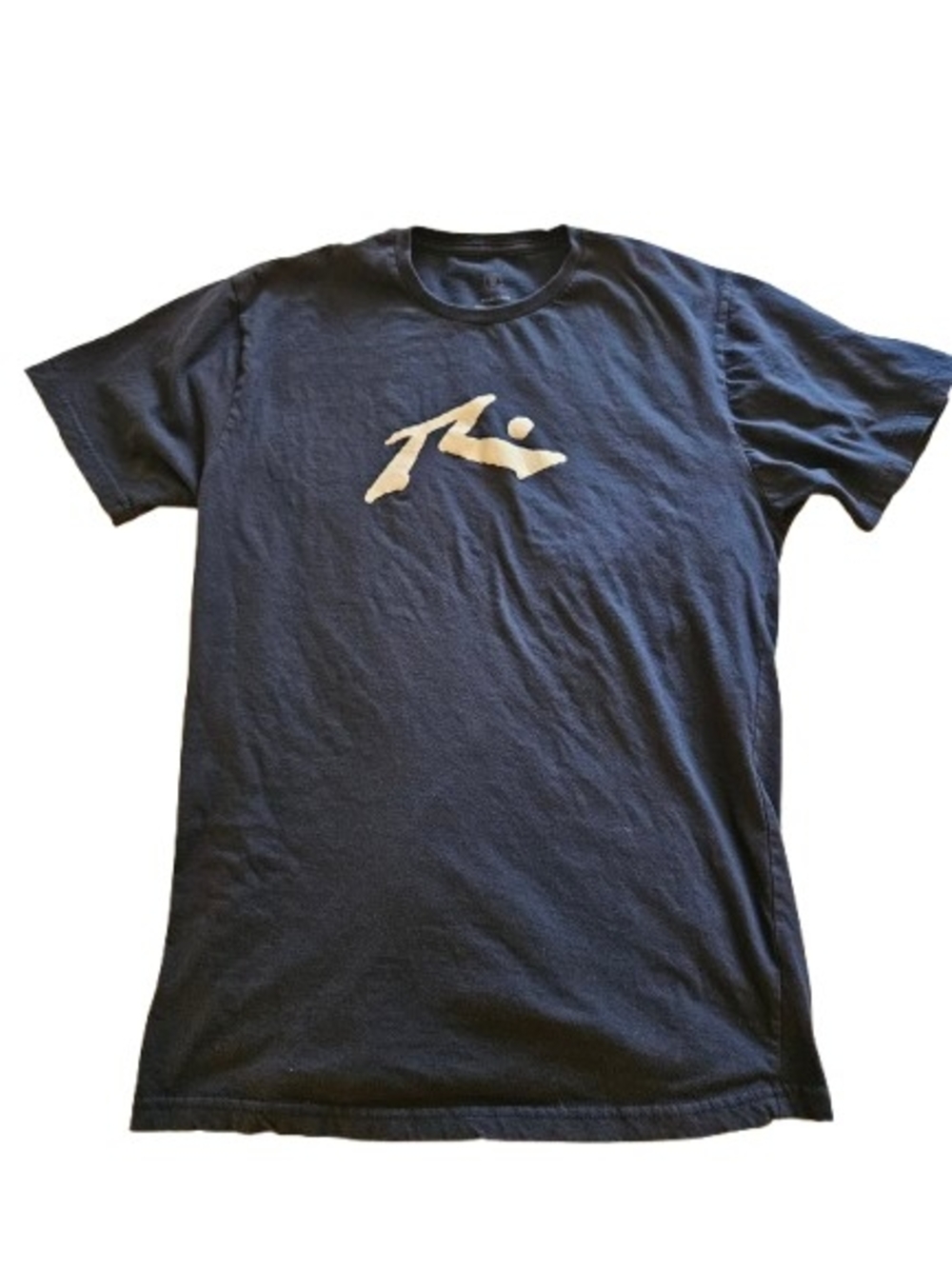 Rusty Surf Mens M Black Logo Graphic T Shirt Surf Skate Tee